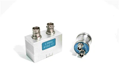 অতিস্বনক অ ধ্বংসাত্মক ডিটেক্টরের জন্য ডুয়াল ক্রিস্টাল স্ট্রেইট প্রোব